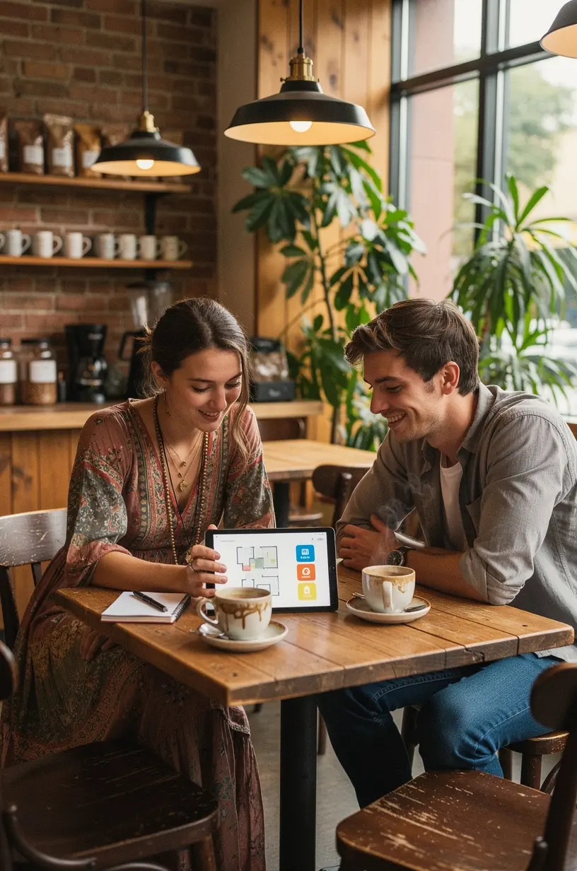 Peaceful living space design for simplified living.